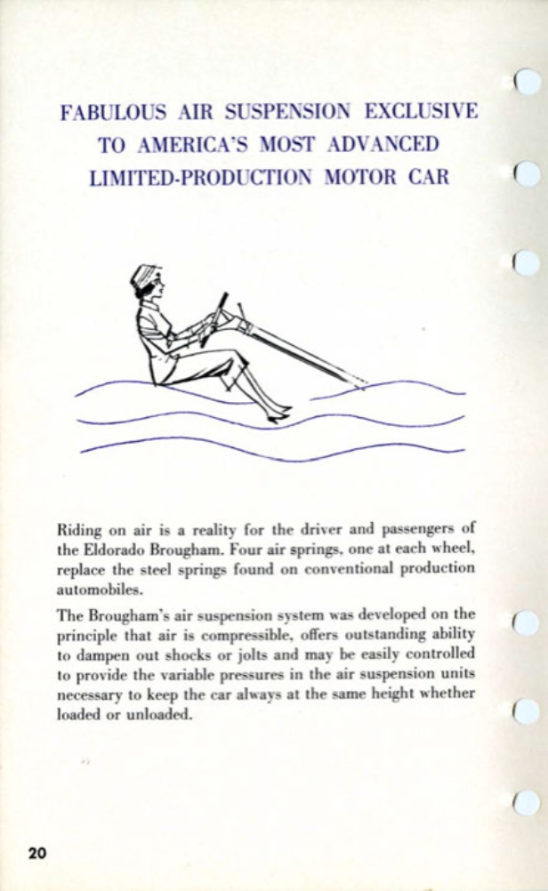 1957 Cadillac Eldorado Brougham Salesmans Data Book Page 14